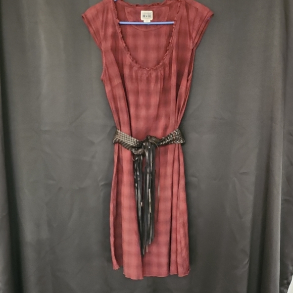 Converse Dresses & Skirts - Converse One * Star Red Plaid Dress Size Medium